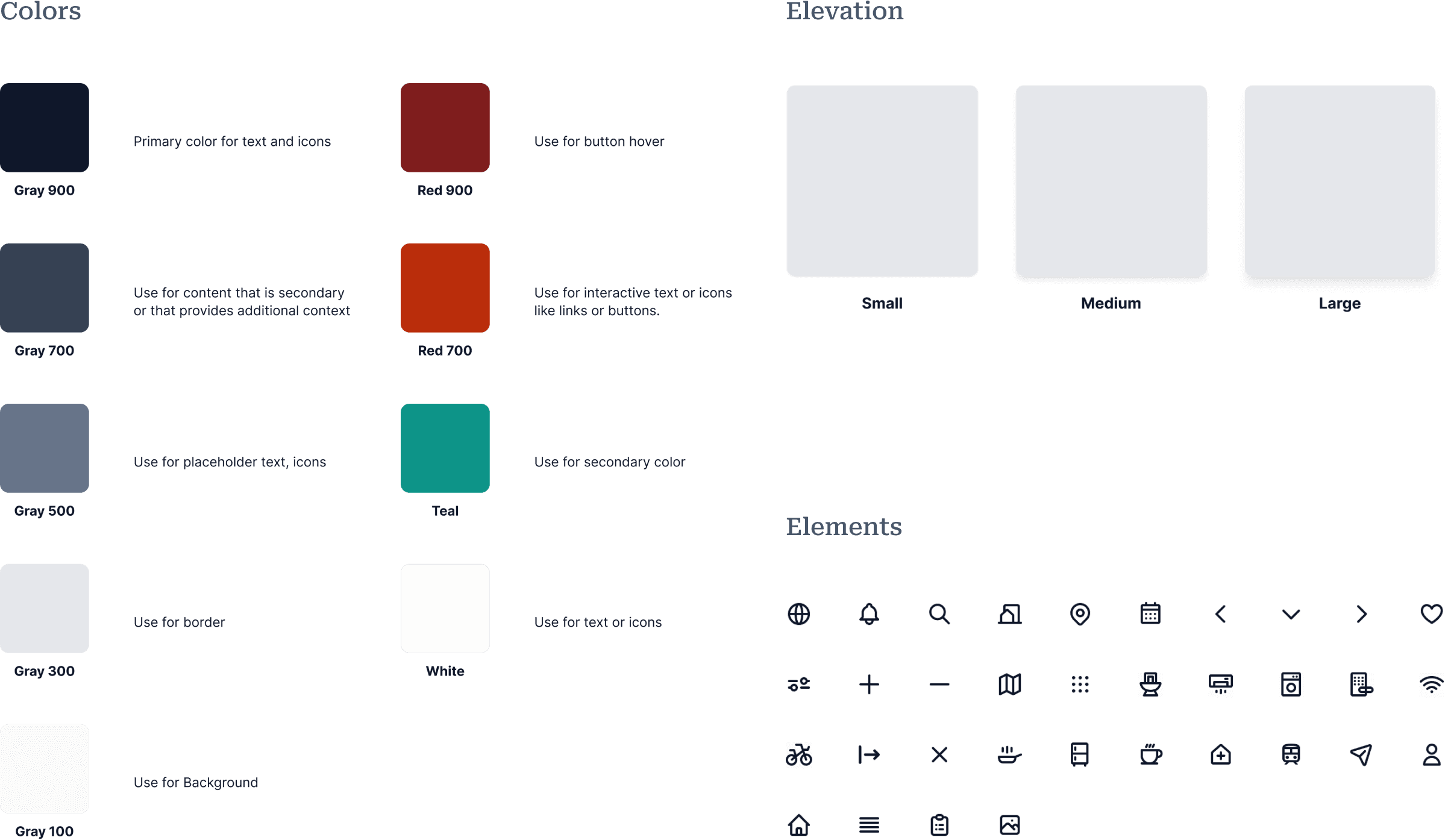 Styles - colors, elevations and elements image